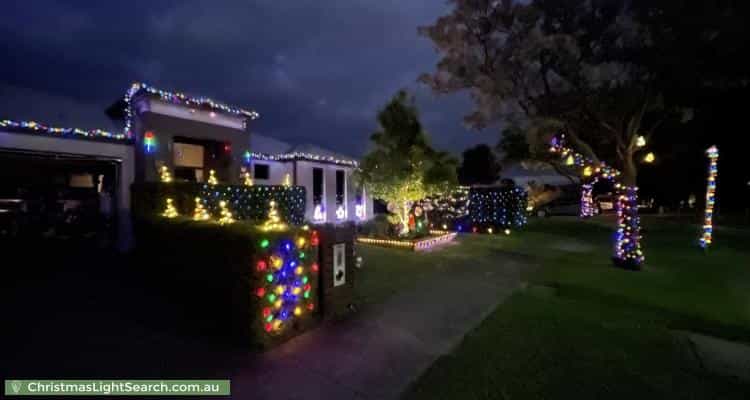 Christmas Light display at  Northwood Drive, Whittlesea