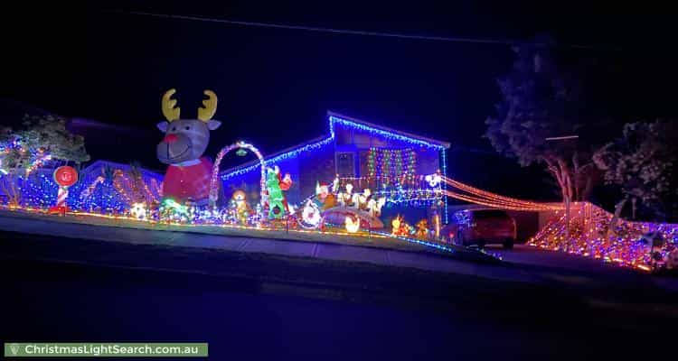 Christmas Light display at 38 Rolling Hills Road, Chirnside Park
