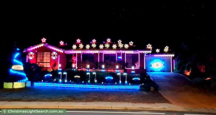 Christmas Light display at 225 Newman-Morris Circuit, Oxley