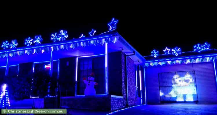 Christmas Light display at 225 Newman-Morris Circuit, Oxley