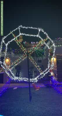 Christmas Light display at 69 Coogee Road, Munster