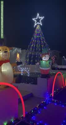Christmas Light display at 69 Coogee Road, Munster