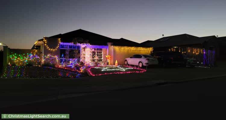 Christmas Light display at 24 Brigalow Bend, Ellenbrook