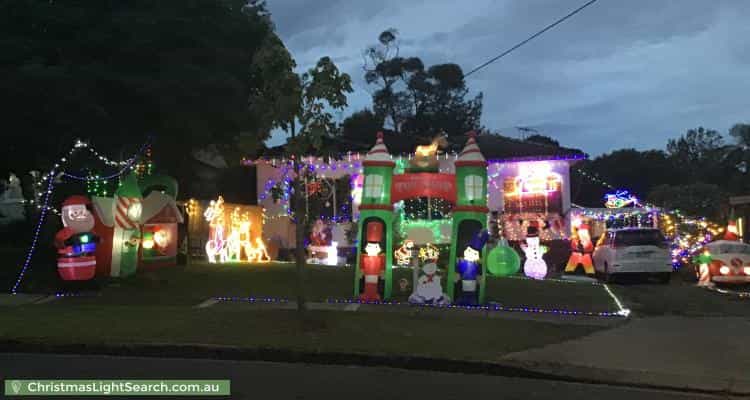 Christmas Light display at 12 Kulgoa Street, Lalor Park