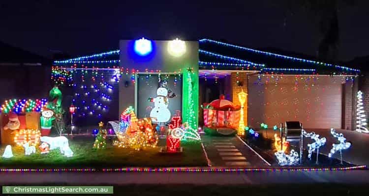 Christmas Light display at  Pesa Way, Wyndham Vale