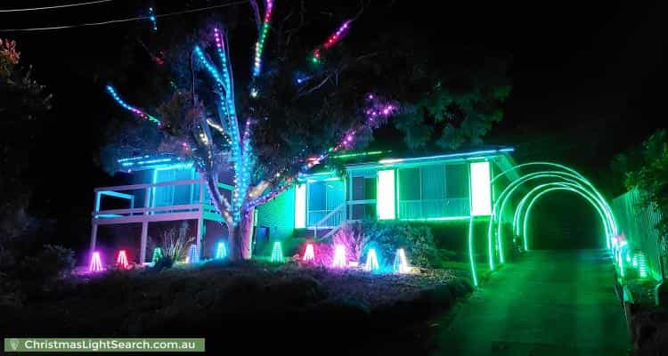 Christmas Light display at 4 Veronica Avenue, Chirnside Park