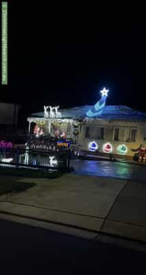 Christmas Light display at 19 Purcell Crescent, Lalor Park