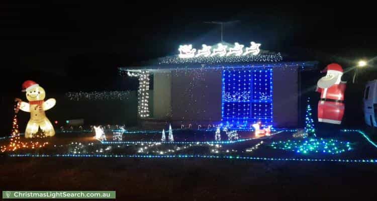 Christmas Light display at  Lock Crescent, Pooraka