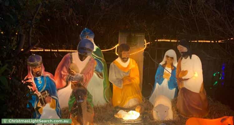 Christmas Light display at 84 Strathallan Road, Macleod