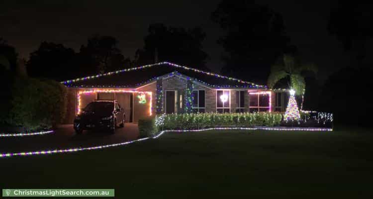 Christmas Light display at 23-27 Wallaby Way, New Beith