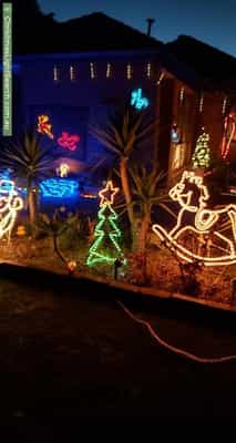Christmas Light display at 20 Dairy Lane, Ferntree Gully