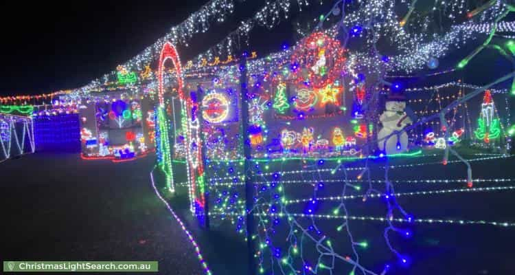 Christmas Light display at 14 Palena Crescent, Saint Clair