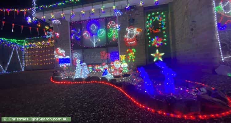 Christmas Light display at 14 Palena Crescent, Saint Clair