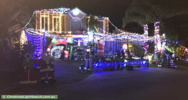 Christmas Light display at 28 The Quays, Narre Warren South