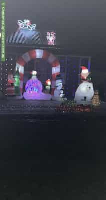 Christmas Light display at 74 Smeaton Close, Lara