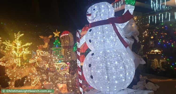 Christmas Light display at 22 Pepperbush Circuit, Cranbourne