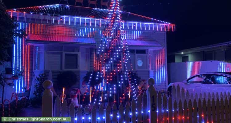 Christmas Light display at 15 Station Road, Williamstown