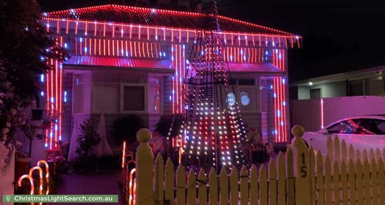 Christmas Light display at 15 Station Road, Williamstown