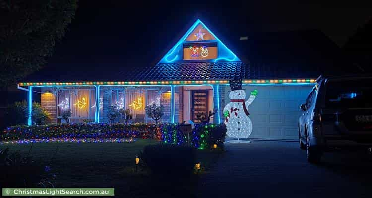 Christmas Light display at  Sydney Road, Hornsby Heights