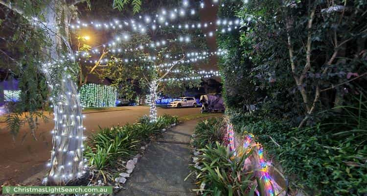 Christmas Light display at  Sydney Road, Hornsby Heights