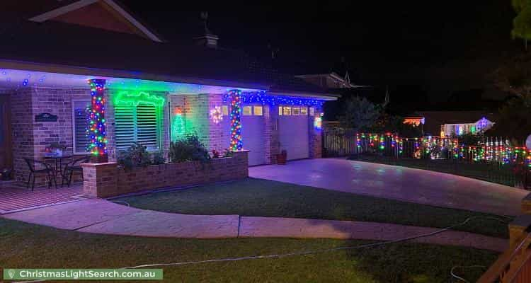 Christmas Light display at  Sydney Road, Hornsby Heights