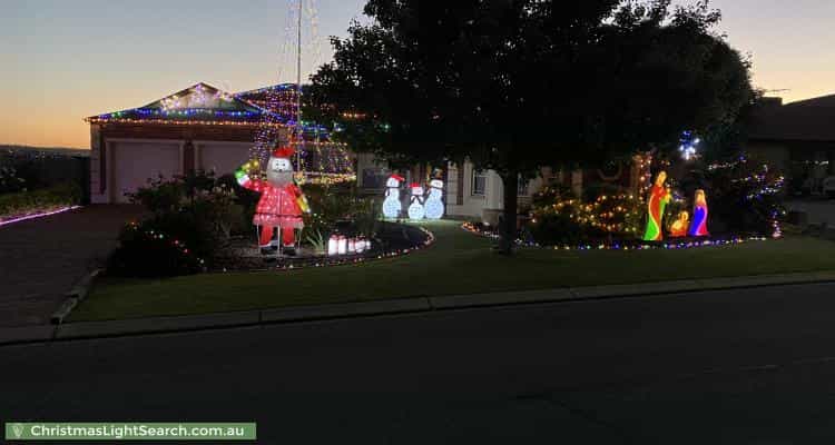 Christmas Light display at 3 Carpentaria Way, Hewett