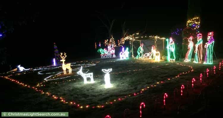Christmas Light display at  Jarman Crescent, Clare