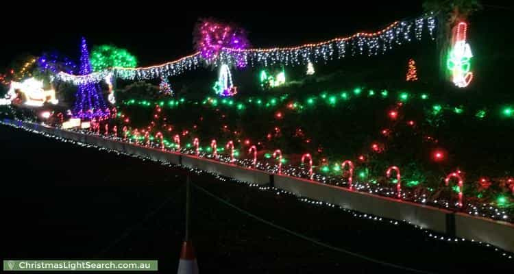 Christmas Light display at  Jarman Crescent, Clare