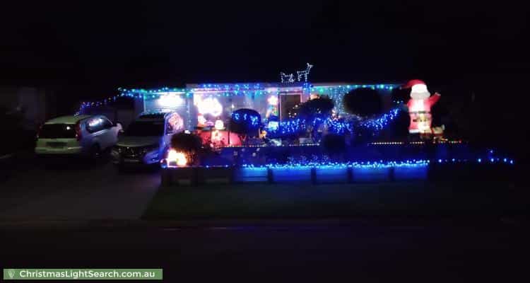Christmas Light display at 29 Ashwick Circuit, Saint Clair