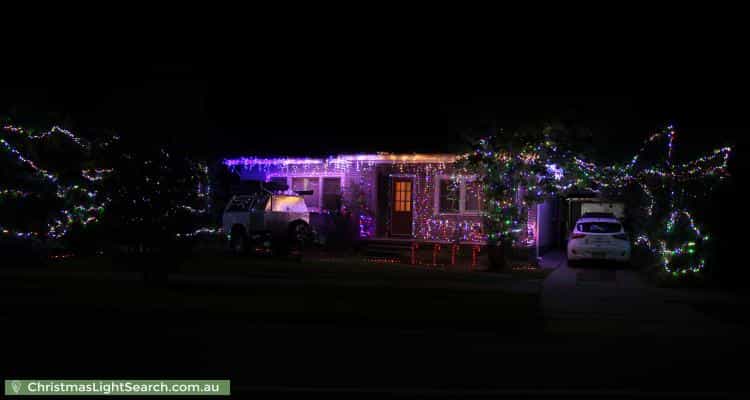 Christmas Light display at 12 Garnet Avenue, Wangaratta