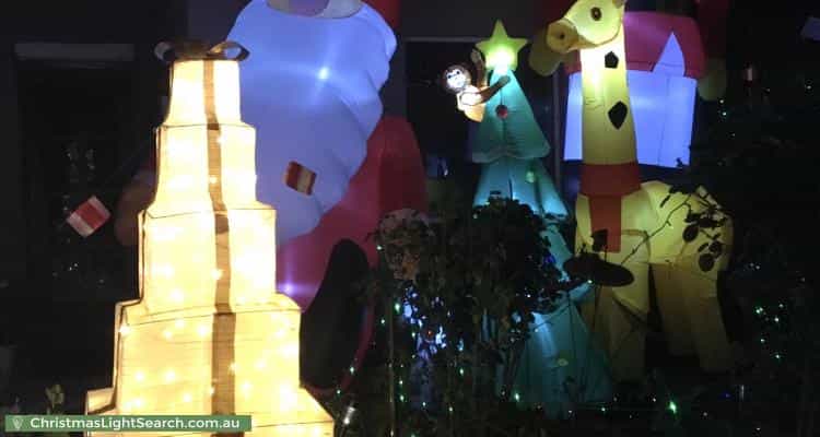 Christmas Light display at  Foveaux Street, Ainslie