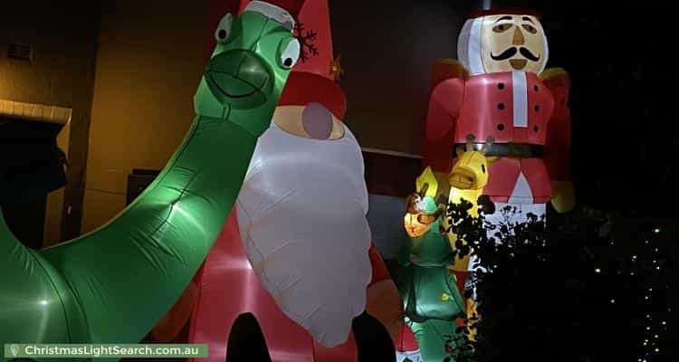 Christmas Light display at  Foveaux Street, Ainslie