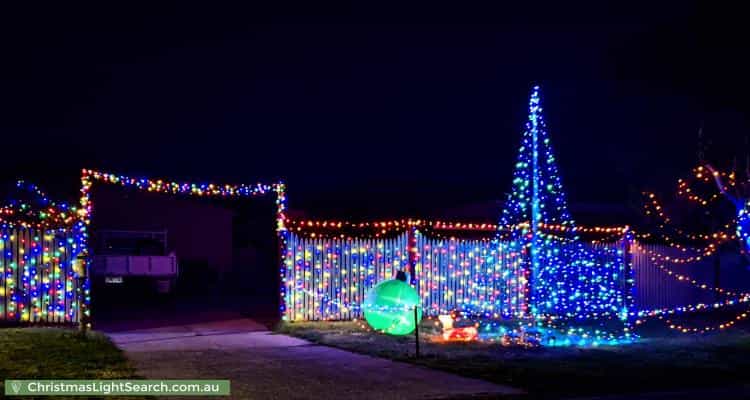 Christmas Light display at 16 Capella Place, Carrum Downs