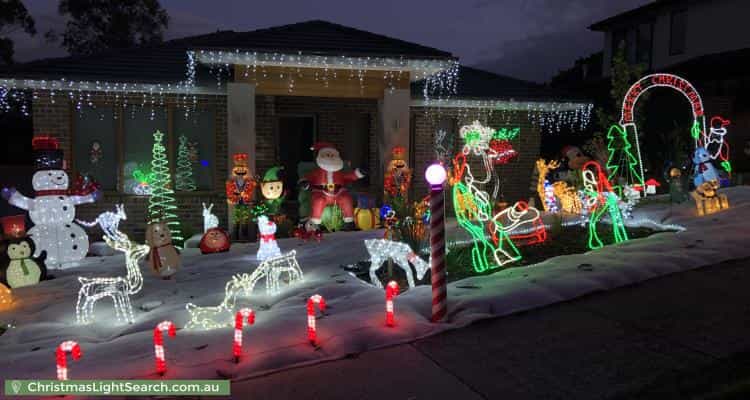 Christmas Light display at 48 Coven Avenue, Heathmont