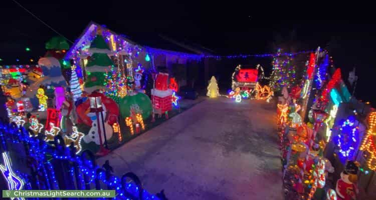 Christmas Light display at 1 Wilson Crescent, Hoppers Crossing