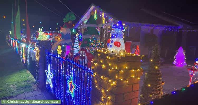 Christmas Light display at 1 Wilson Crescent, Hoppers Crossing