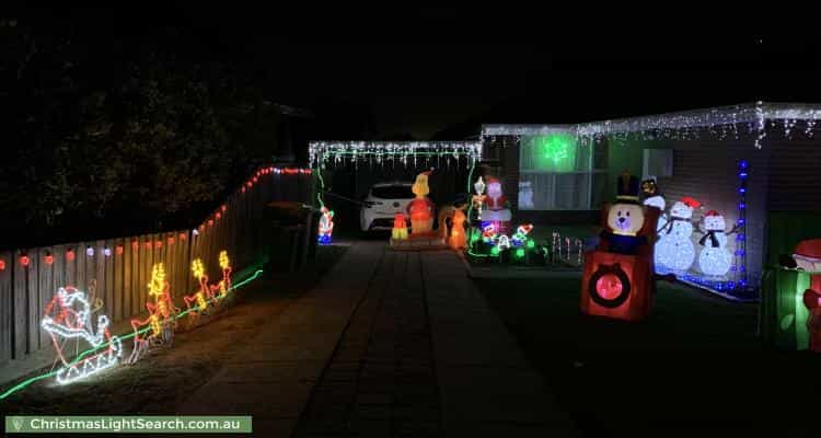 Christmas Light display at 40 Norfolk Crescent, Bundoora