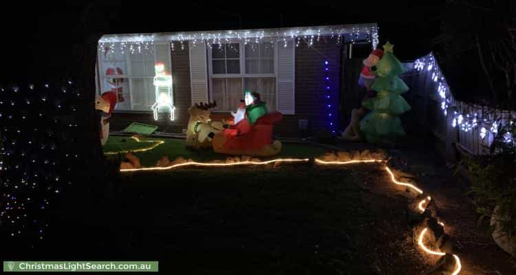 Christmas Light display at 40 Norfolk Crescent, Bundoora