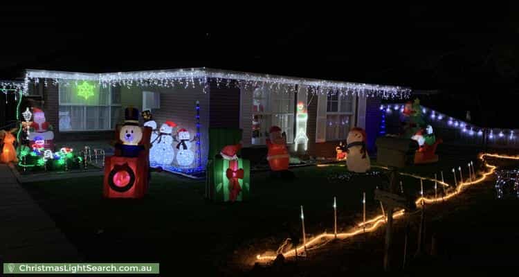 Christmas Light display at 40 Norfolk Crescent, Bundoora
