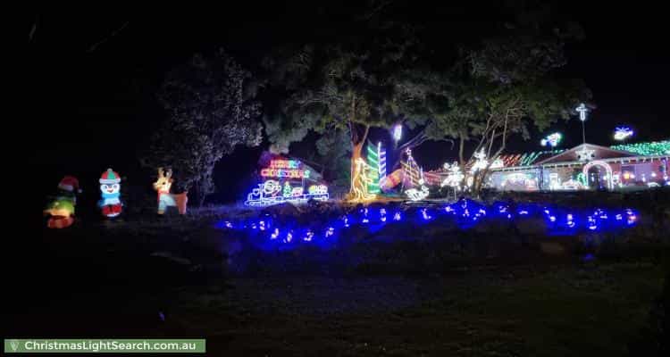 Christmas Light display at 16 Greco Place, Rosemeadow