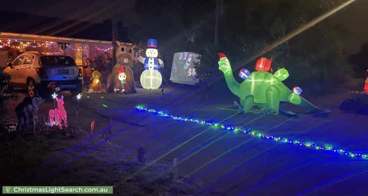 Christmas Light display at 21 Jillman Way, Ferndale