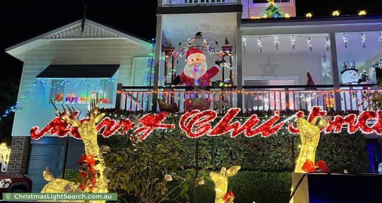 Christmas Light display at 70 Chiplin Street, New Lambton