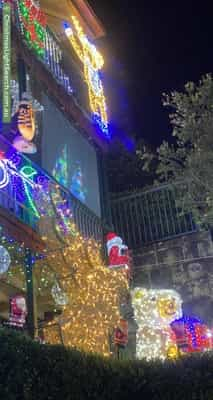 Christmas Light display at 37 Lilyfield Road, Rozelle