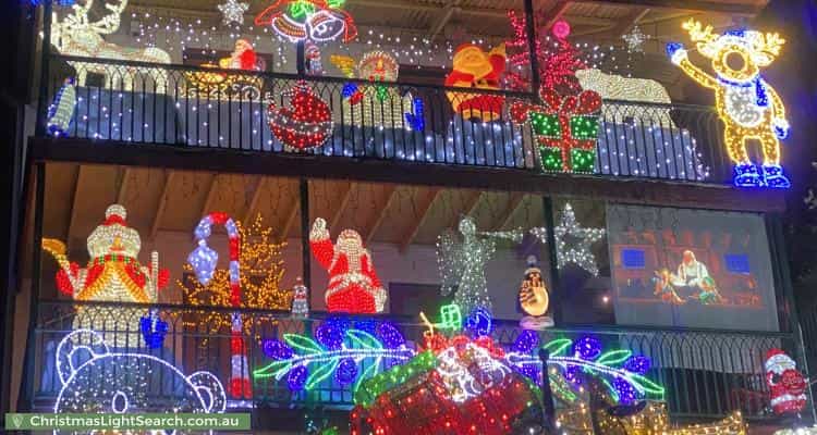 Christmas Light display at 37 Lilyfield Road, Rozelle