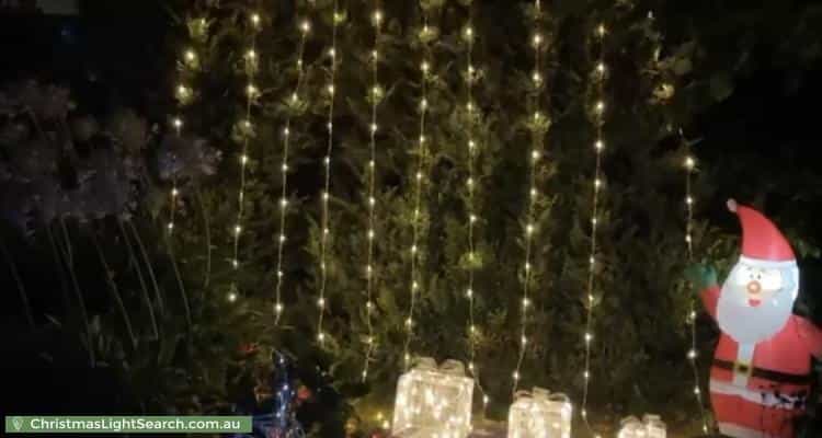 Christmas Light display at 34 Buckingham Drive, Heidelberg