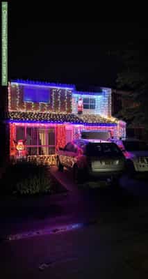 Christmas Light display at 174 Clive Steele Avenue, Monash