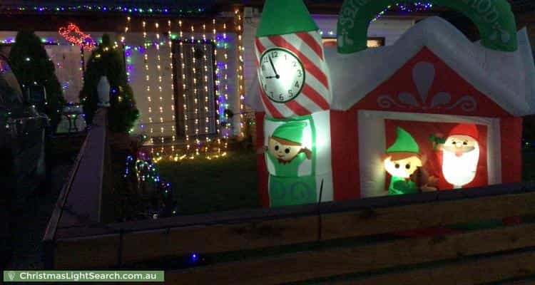 Christmas Light display at 12 Dowling Street, Fawkner