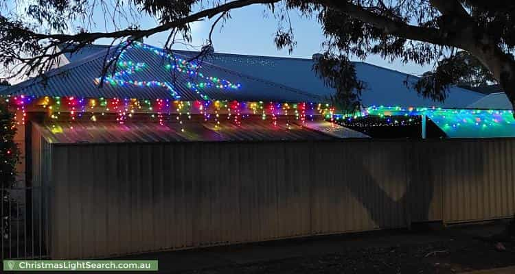 Christmas Light display at 1 Kenmay Avenue, Mitchell Park