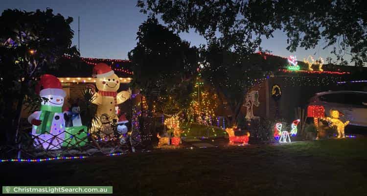 Christmas Light display at  Justin Court, Narre Warren