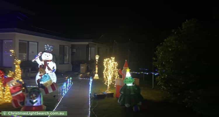 Christmas Light display at 6 Brosa Avenue, Bentleigh East